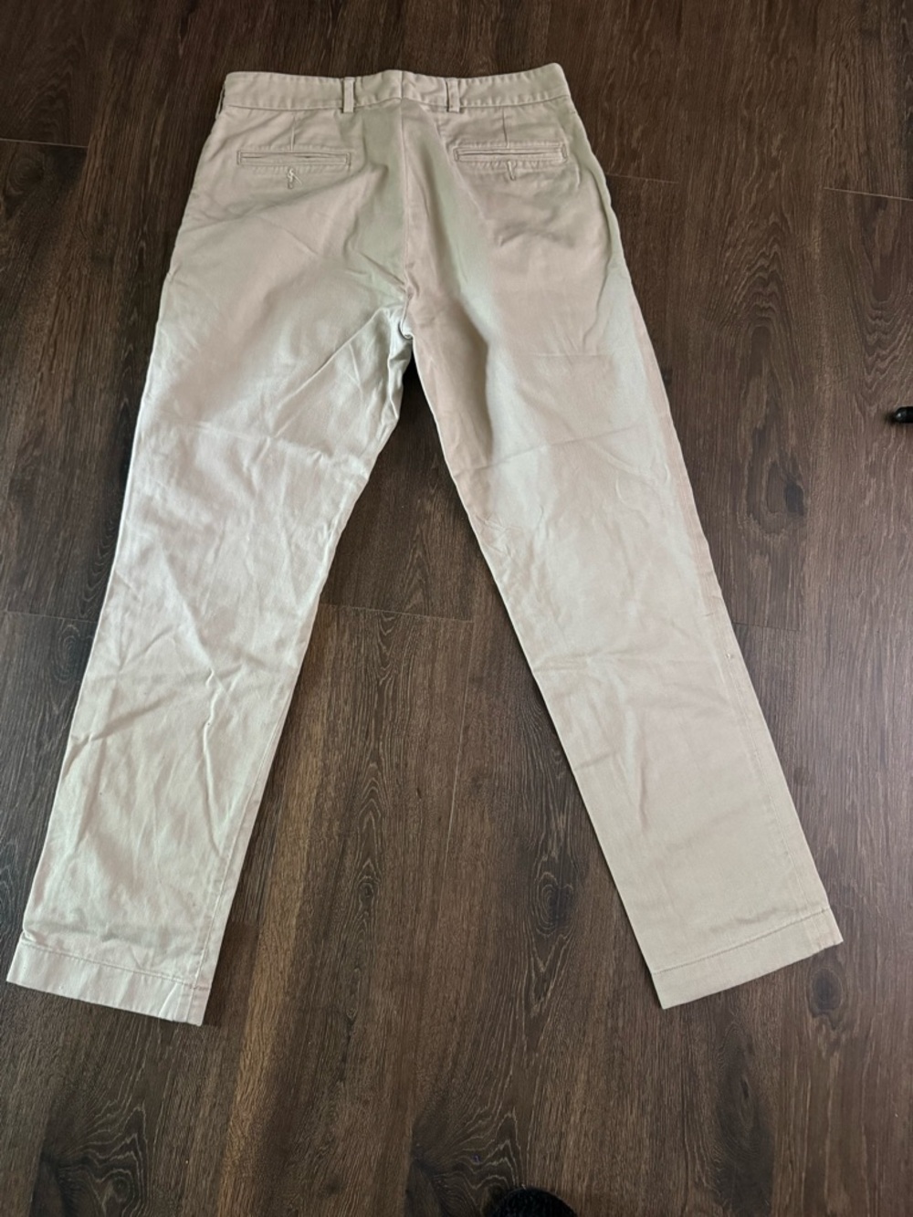 Jack Donnelly Mens Khaki Pant Sz 34 Made in USA Preppy Casual Office Church - Picture 7 of 9